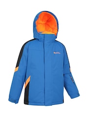 أزرق - Mountain Warehouse Kids Raptor Fleece Lined Snow Jacket - صورة 3 من 6
