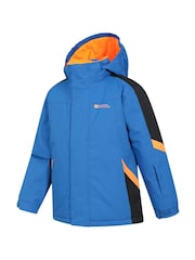 أزرق - Mountain Warehouse Kids Raptor Fleece Lined Snow Jacket - صورة 4 من 6