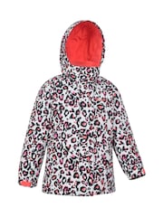 Mountain Warehouse Pink Kids Snowdrop Printed Ski Jacket - Image 3 of 7