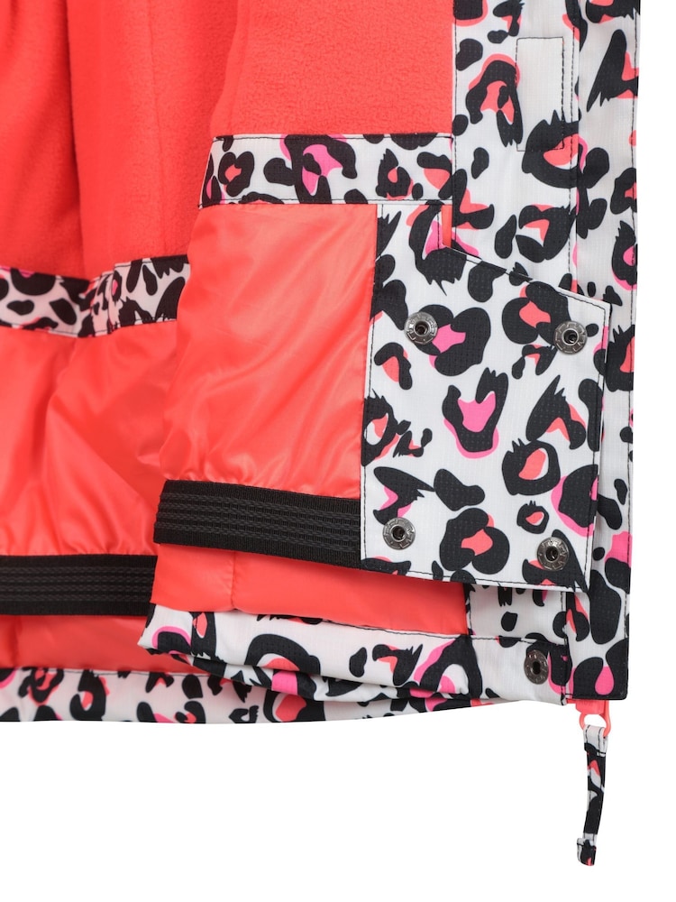 Mountain Warehouse Pink Kids Snowdrop Printed Ski Jacket - Image 7 of 7