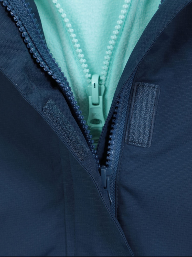 Mountain Warehouse Blue Lightning 3-in-1 Kids Waterproof Jacket - Image 7 of 7 Mountain Warehouse Blue Lightning 3-in-1 Kids Waterproof Jacket - Image 7 of 7