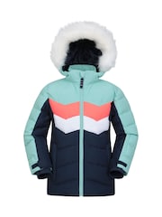 Mountain Warehouse Blue Kids Arctic Water Resistant Snow Ski Jacket - Image 1 of 6
