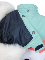 Mountain Warehouse Blue Kids Arctic Water Resistant Snow Ski Jacket - Image 5 of 6