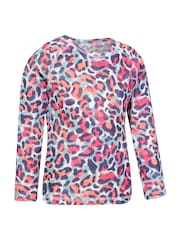 Mountain Warehouse Pink Kids Talus Printed Thermal Top And Joggers Set - Image 4 of 9