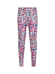Mountain Warehouse Pink Kids Talus Printed Thermal Top And Joggers Set - Image 6 of 9
