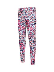 Mountain Warehouse Pink Kids Talus Printed Thermal Top And Joggers Set - Image 7 of 9