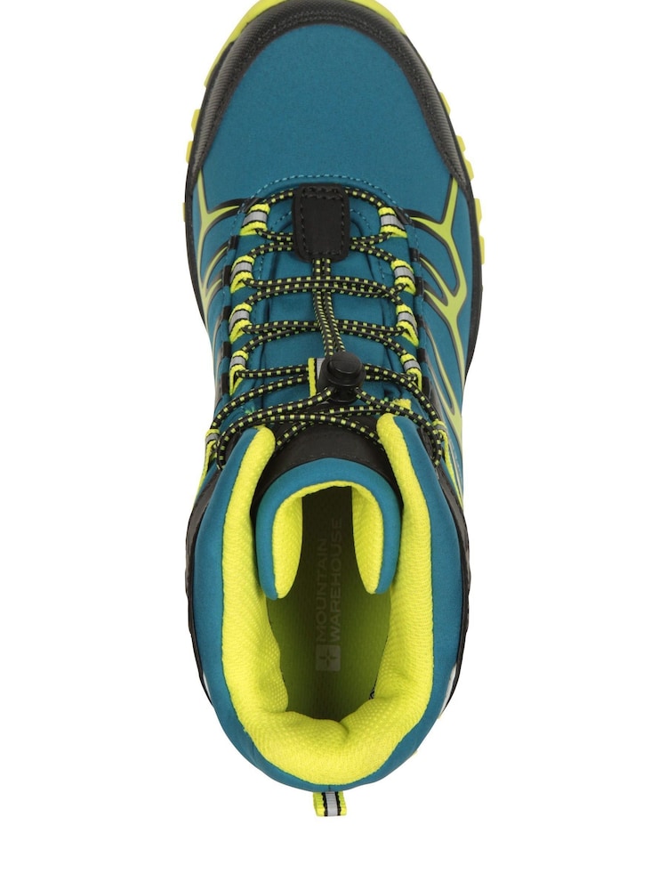 Mountain Warehouse Blue Kids Softshell Walking Boots - Image 4 of 8