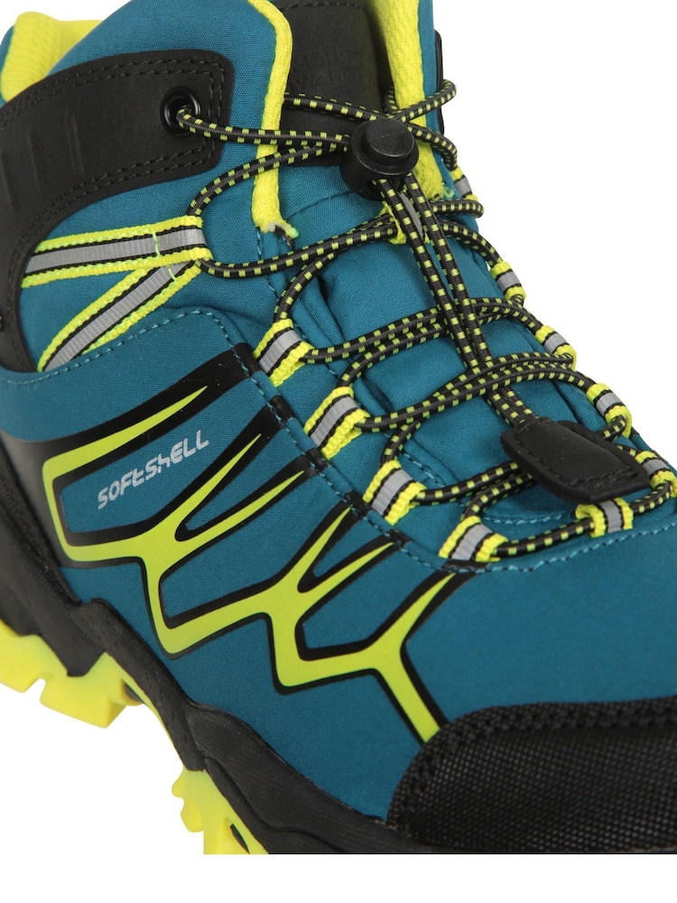 Mountain Warehouse Blue Kids Softshell Walking Boots - Image 7 of 8
