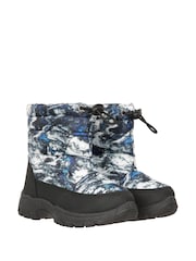 Mountain Warehouse Black Toddler Caribou Printed Adaptive Snow Boots - Image 3 of 6