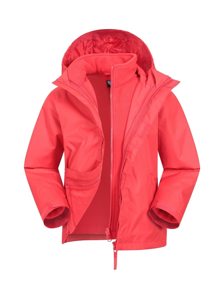 Mountain Warehouse Red Kids Fell 3-In-1 Water Resistant Jacket - Image 1 of 7