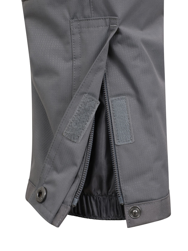 Mountain Warehouse Grey Kids Fleece Lined Printed Snow Ski Jacket And Trousers Set - Image 11 of 12