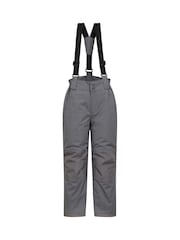 Mountain Warehouse Grey Kids Fleece Lined Printed Snow Ski Jacket And Trousers Set - Image 6 of 12