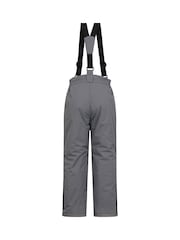 Mountain Warehouse Grey Kids Fleece Lined Printed Snow Ski Jacket And Trousers Set - Image 7 of 12