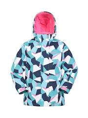 Mountain Warehouse Blue Kids Snowdrop Printed Ski Jacket - Image 1 of 7
