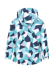 Mountain Warehouse Blue Kids Snowdrop Printed Ski Jacket - Image 3 of 7