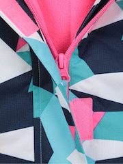 Mountain Warehouse Blue Kids Snowdrop Printed Ski Jacket - Image 5 of 7