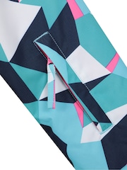 Mountain Warehouse Blue Kids Snowdrop Printed Ski Jacket - Image 6 of 7