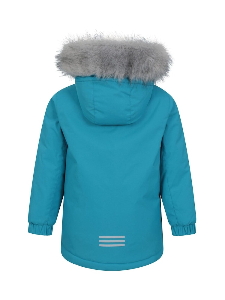 Mountain Warehouse Green Ground Kids Ranger Plain Water Resistant Jacket - Image 2 of 5