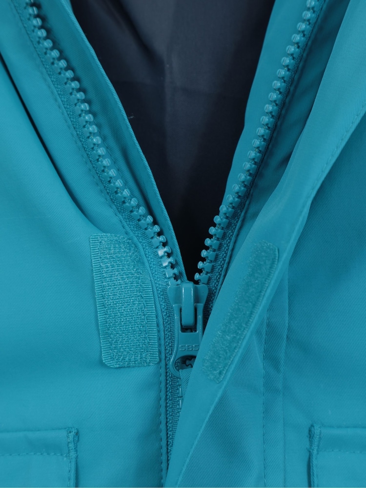 Mountain Warehouse Green Ground Kids Ranger Plain Water Resistant Jacket - Image 5 of 5