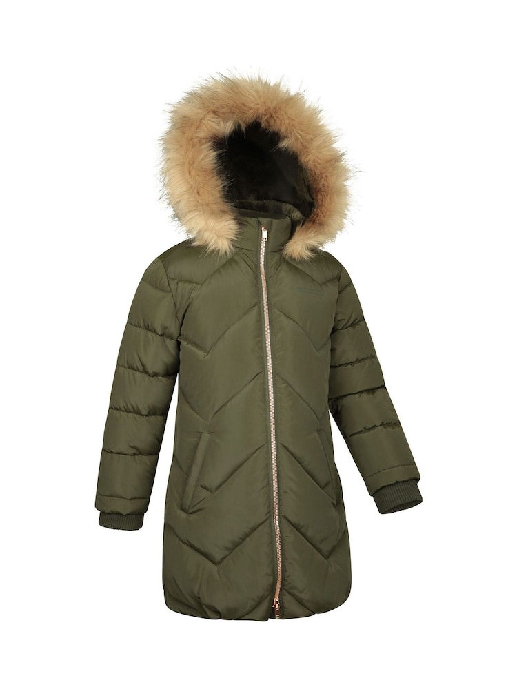 Mountain Warehouse Green Kids Galaxy Water-Resistant Long Padded Jacket - Image 2 of 5