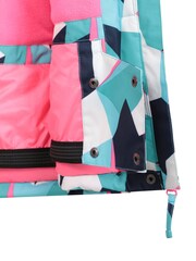Mountain Warehouse Blue Kids Fleece Lined Printed Snow Ski Jacket And Trousers Set - Image 11 of 12