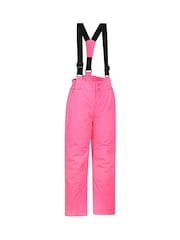 Mountain Warehouse Blue Kids Fleece Lined Printed Snow Ski Jacket And Trousers Set - Image 8 of 12