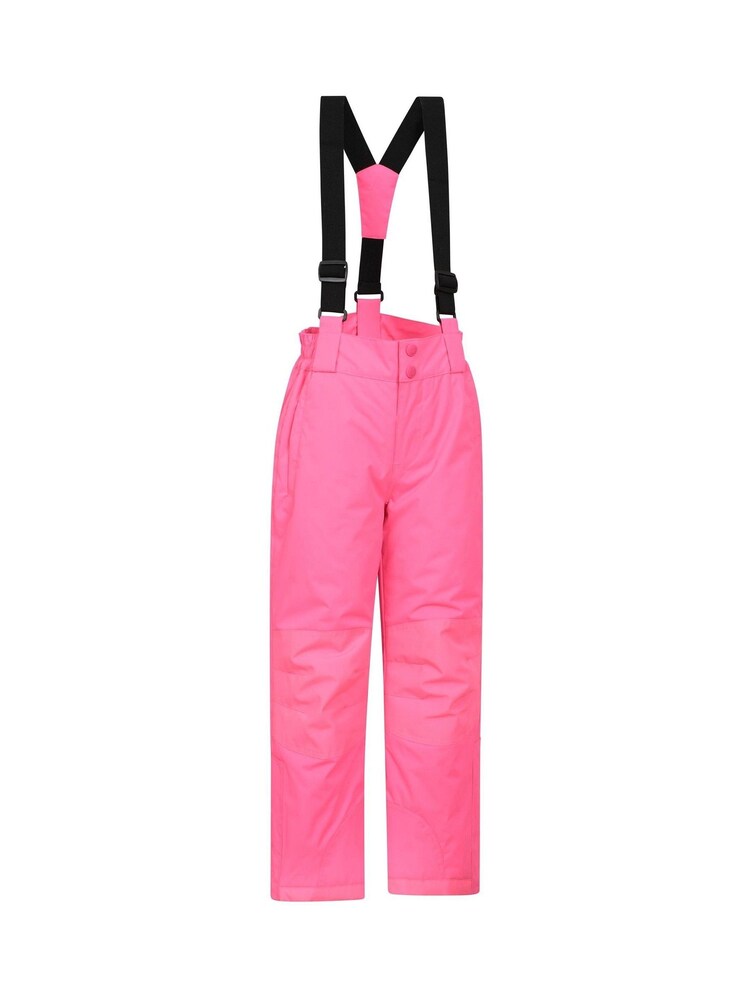 Mountain Warehouse Blue Kids Fleece Lined Printed Snow Ski Jacket And Trousers Set - Image 8 of 12