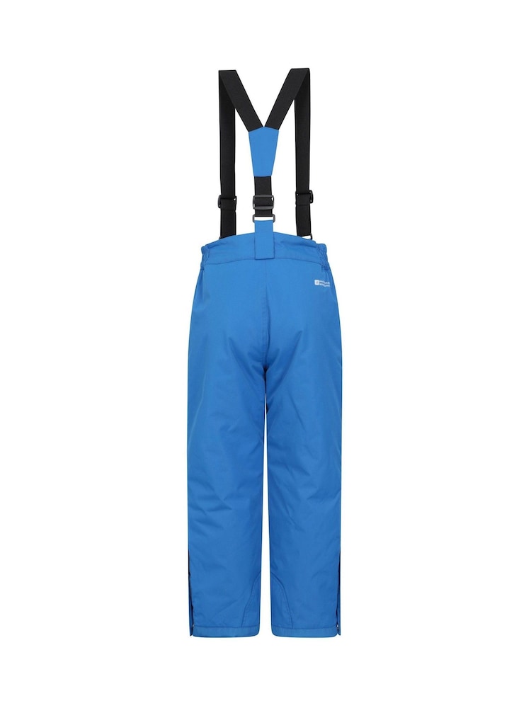 Blauw - Mountain Warehouse Kids Raptor Snow Trousers - Image 3 of 7