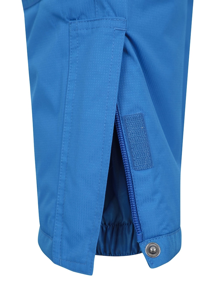 Blauw - Mountain Warehouse Kids Raptor Snow Trousers - Image 4 of 7