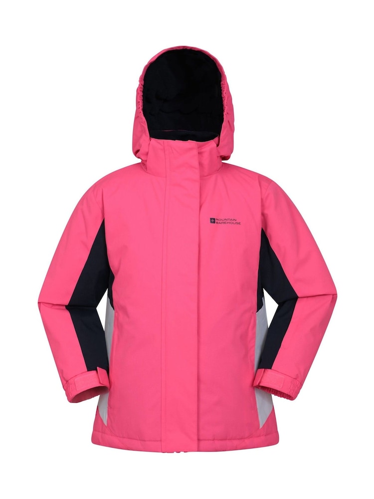 Mountain Warehouse Pink Kids Honey Fleece Lined Snow Ski Jacket - Image 1 of 6