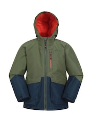 Mountain Warehouse Green Cosmos Kids Water-resistant Ski Jacket - Image 1 of 7