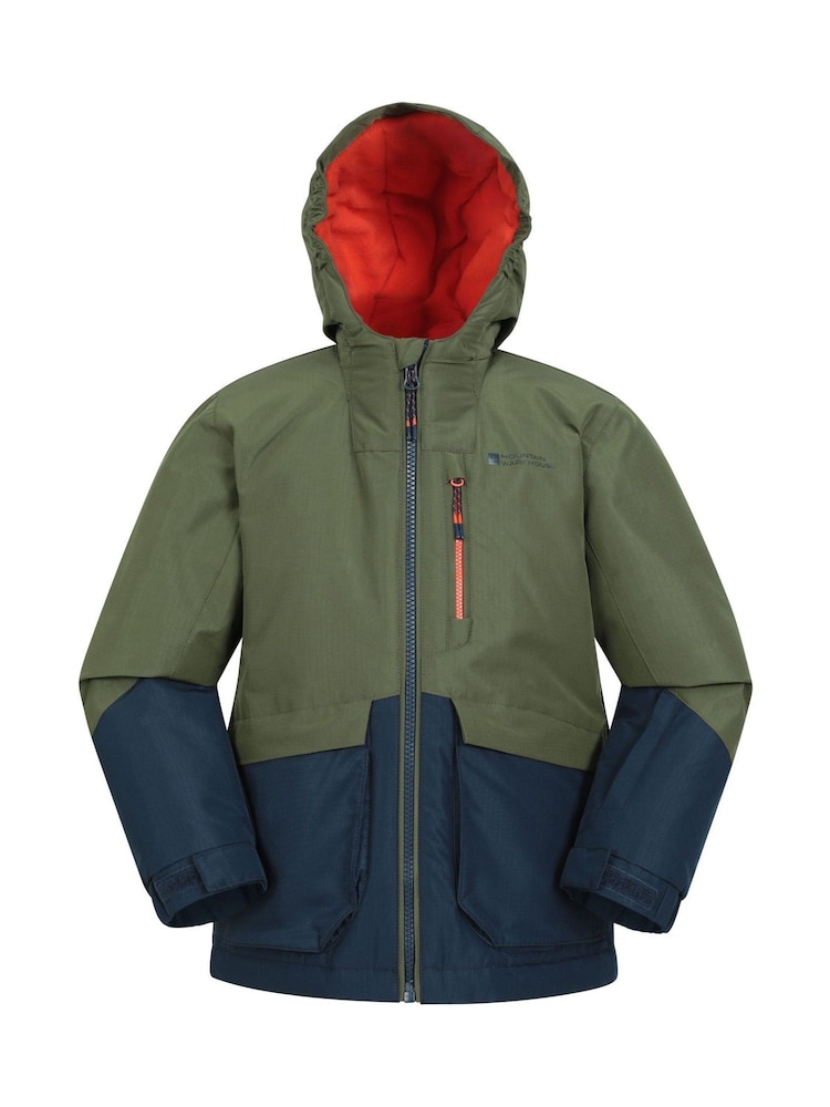 Mountain Warehouse Green Cosmos Kids Water-resistant Ski Jacket - Image 1 of 7
