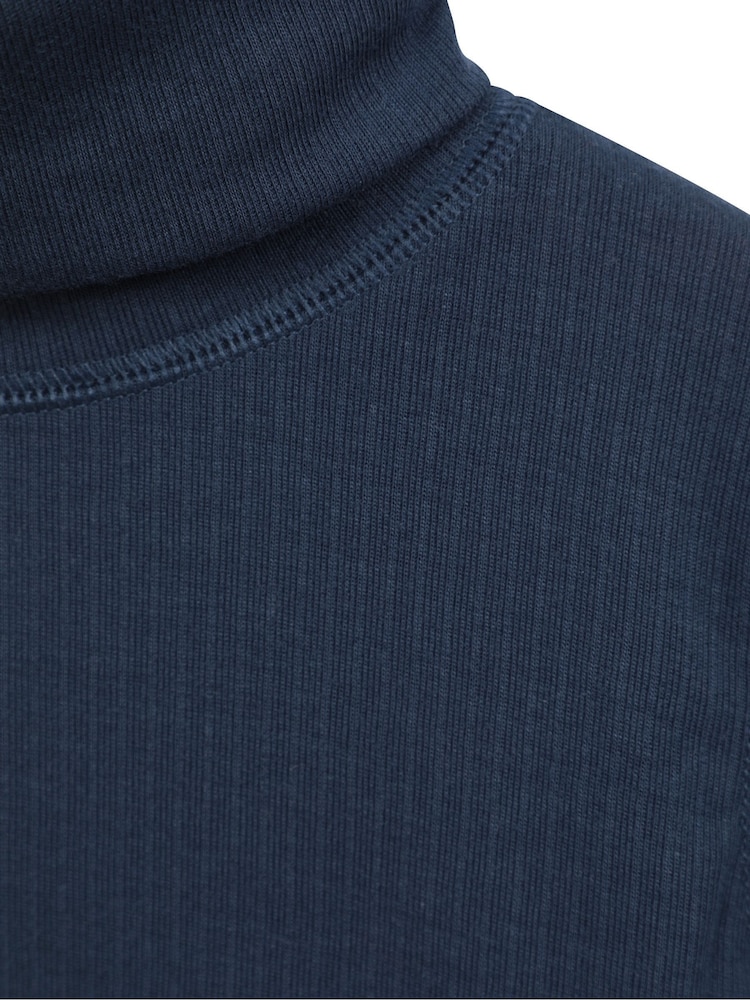 Mountain Warehouse Blue Kids Talus Roll Neck Thermal Top - Image 5 of 5