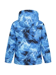 Mountain Warehouse Blue Light Kids Fleece Lined Printed Snow Ski Jacket And Trousers Set - Image 5 of 12