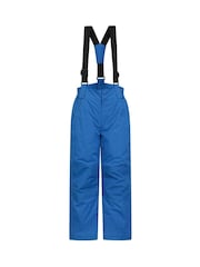 Mountain Warehouse Blue Light Kids Fleece Lined Printed Snow Ski Jacket And Trousers Set - Image 6 of 12