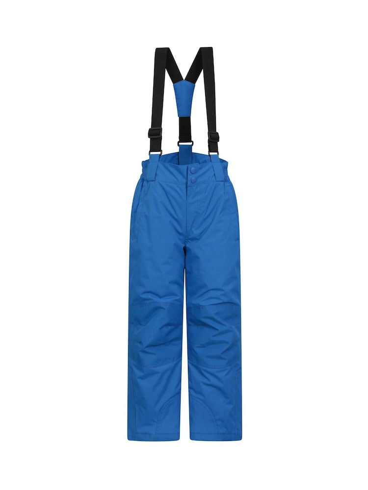 Mountain Warehouse Blue Light Kids Fleece Lined Printed Snow Ski Jacket And Trousers Set - Image 6 of 12