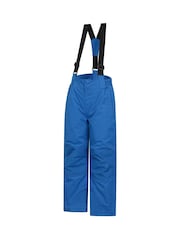 Mountain Warehouse Blue Light Kids Fleece Lined Printed Snow Ski Jacket And Trousers Set - Image 7 of 12