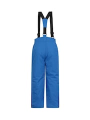 Mountain Warehouse Blue Light Kids Fleece Lined Printed Snow Ski Jacket And Trousers Set - Image 9 of 12