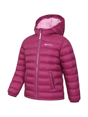 Mountain Warehouse Aqua Pink Seasons II Kids Water-Resistant Padded Jacket - Image 2 of 5