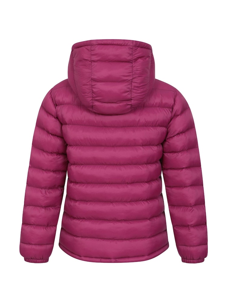 Mountain Warehouse Aqua Pink Seasons II Kids Water-Resistant Padded Jacket - Image 3 of 5
