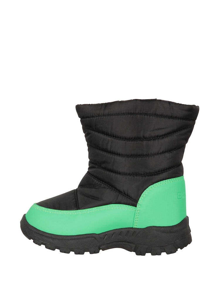 Mountain Warehouse Green Caribou Toddler Sherpa Lined Adaptive Snow Boots - Image 2 of 6