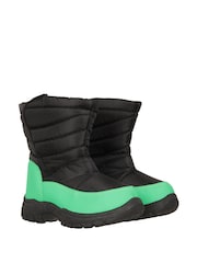 Mountain Warehouse Green Caribou Toddler Sherpa Lined Adaptive Snow Boots - Image 3 of 6