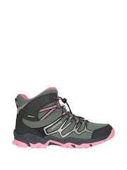 Mountain Warehouse Green Kids Softshell Walking Boots - Image 1 of 6