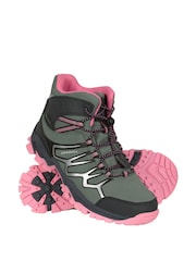 Mountain Warehouse Green Kids Softshell Walking Boots - Image 2 of 6