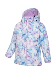 Mountain Warehouse Pink/white Kids Snowdrop Printed Ski Jacket - Image 4 of 6