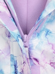 Mountain Warehouse Pink/white Kids Snowdrop Printed Ski Jacket - Image 5 of 6