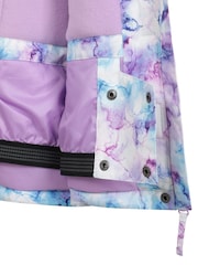 Mountain Warehouse Pink/white Kids Snowdrop Printed Ski Jacket - Image 6 of 6