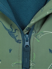 Verde claro - Mountain Warehouse Exodus Kids Printed Water-Resistant Softshell Jacket - Imagen 5 de 5