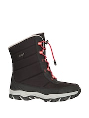 Mountain Warehouse Black Ohio Youth Adaptive Snow Boots - Image 1 of 7