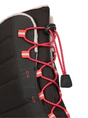 Mountain Warehouse Black Ohio Youth Adaptive Snow Boots - Image 4 of 7